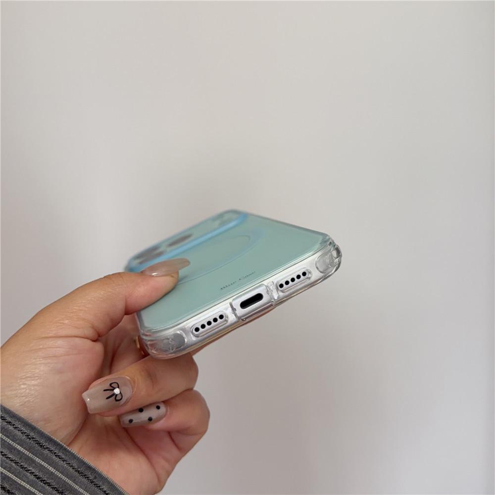 Jade Green Magnetic Floral Stand for iPhone 17 Pro Case Compatible with New 15 Pro 16PM Female