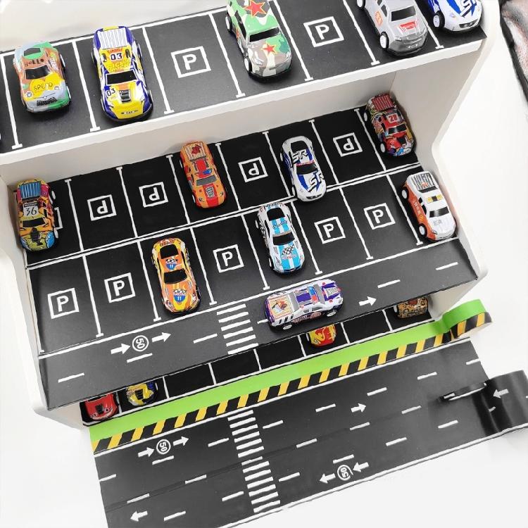 Road Track Sticker Tape Roadway Marking Sticker Safety Floor Tape For Indoor Directional Label and Kid Room Decoration
