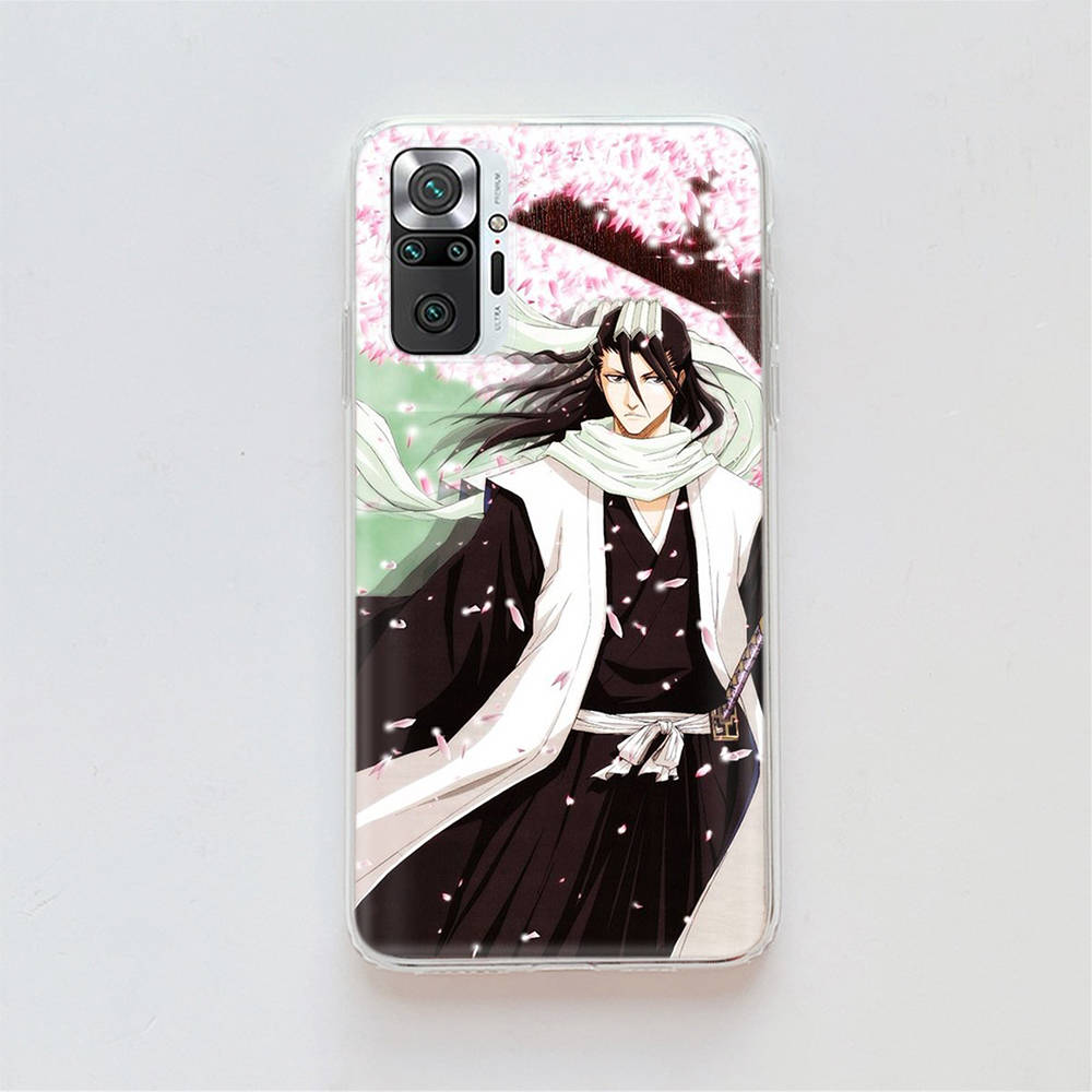 

Прозрачный чехол для Samsung A04 A14 A23 A34 A54 M23 M33 M52 M53 Realme Narzo 50 50I 50a Prime C35 C55 C30S 10 9 Pro D-63 Bleach Anime VIVO Y35 коричневато-жёлтый