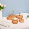Household Wooden Yarn Holder Wool Ball Removable Winder Stand Tool Rotatable Crochet Accessories Stand Beginner