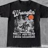 Western Shirt, Wranglin' Feral Children T-Shirt, Wild West Graphic Tee, Cowgirl Shirt, Cowboy Vibes, Sunset Shirt, Unisex Shirt, Oversized