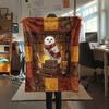 1 Stück Flanelldecke mit Cartoon-Druck, Hohe Qualität, Bequem für alle Jahreszeiten, Heimdekoration, Wärme und Komfort, Perfekt als Weihnachts- oder Geburtstagsgeschenk