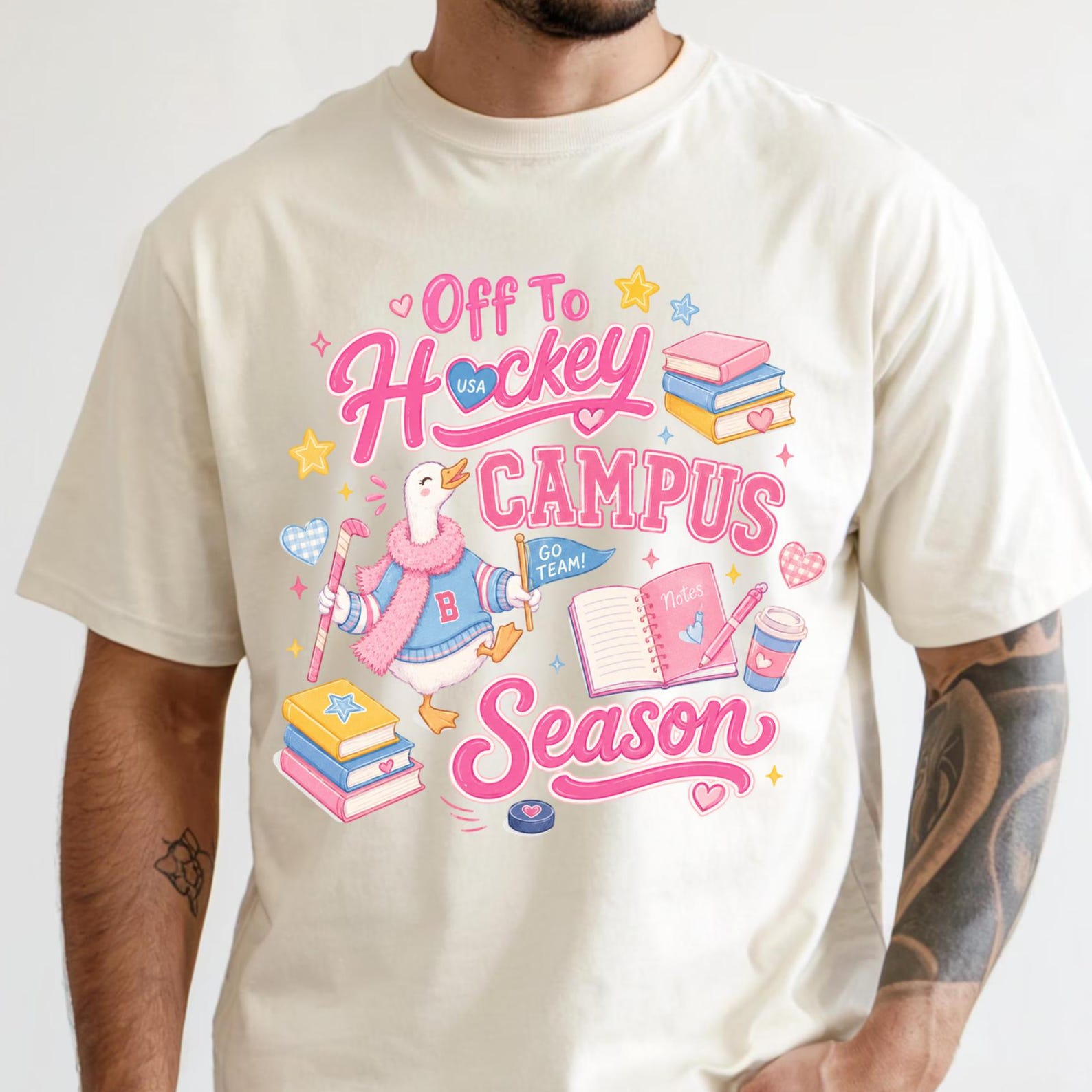 Off To Hockey Campus Season Shirt, In My Hockey Romance Era, Book Boyfriend Reader Gift, Hockey Romance Series, Briar Hockey Shirt 3XL