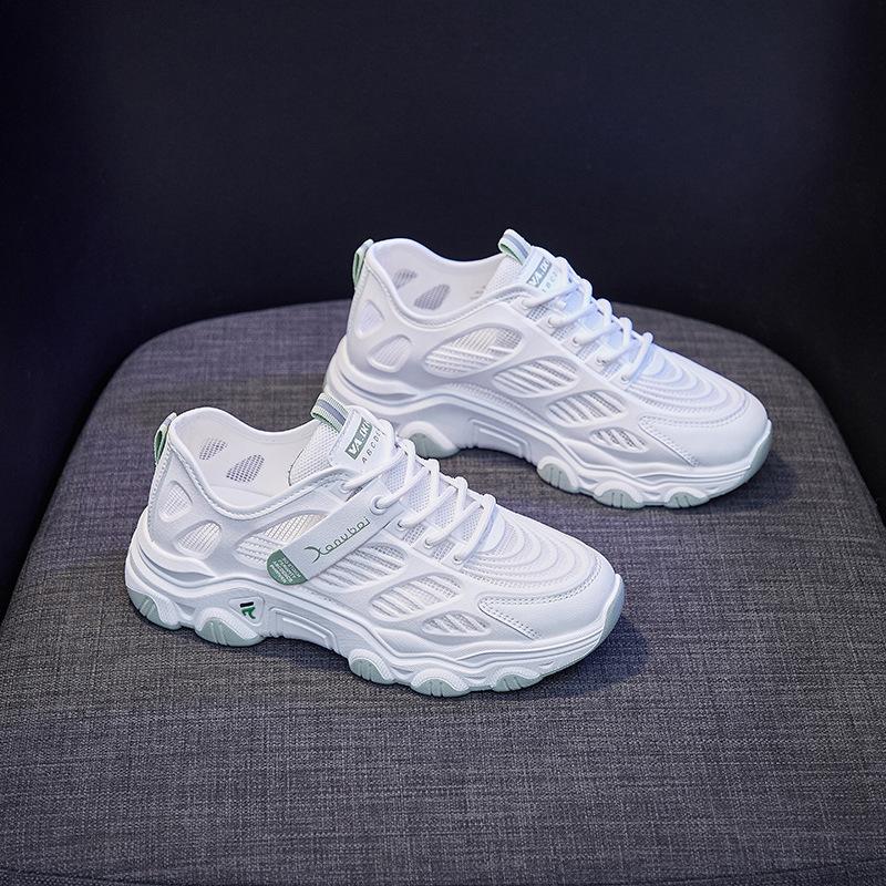 

Women s shoes mesh summer new breathable student running sneakers tide CJ 40