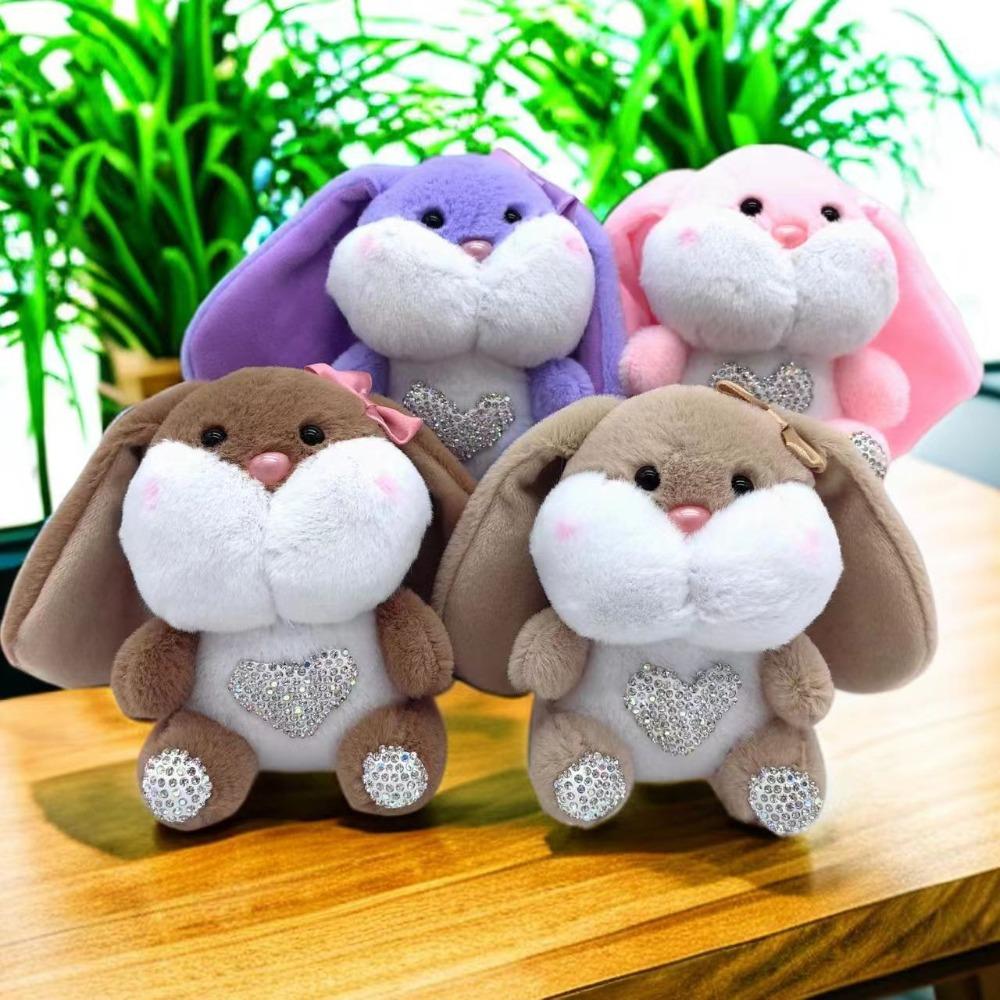 

Брелок для ключей в виде плюшевой куклы «Плюшевый кролик» с подвеской на сумку