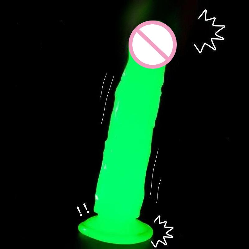 Luminous Simulation Dildo Realistic Penis For Women with Suction Cup XL Thick Couple Erotic Sex Anal Adult Toys for Men Toy