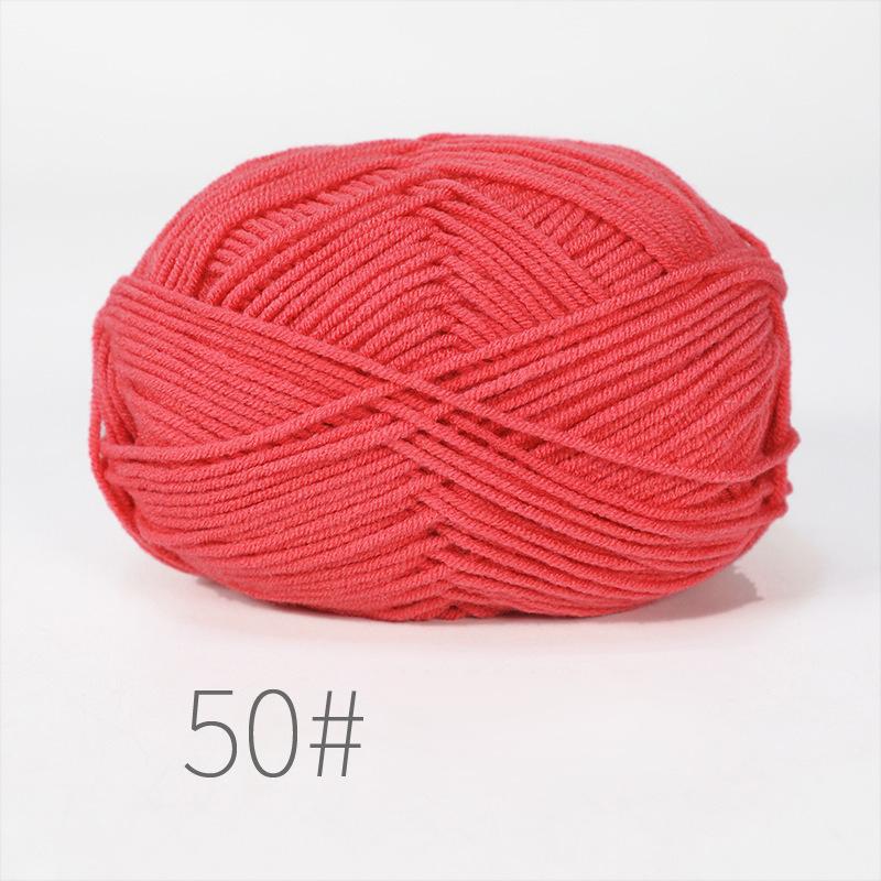 10Balls 500g Soft Milk Cotton Yarn Crochet Threads for Knitting Wool DIY Crafts Sweater Baby Wool Hand Knitting Crochet Yarn
