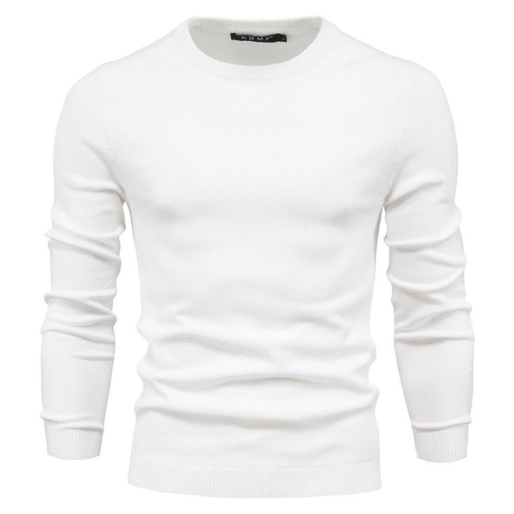 And Winter Thickened Warm Sweater Medium Collar Men's Multi-color Sweater