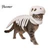 Pet Photography Prop Dinosaur Skeleton Costume, Glow-in-The-Dark 3D Apparel, Halloween Holiday Party Dog Clothes Dino Outfit for Dogs Cats,