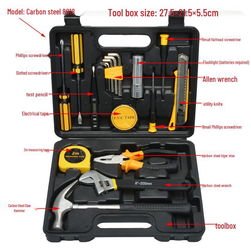 Jing Tong Multifunctional Home Tool Set - Complete Repair Toolbox