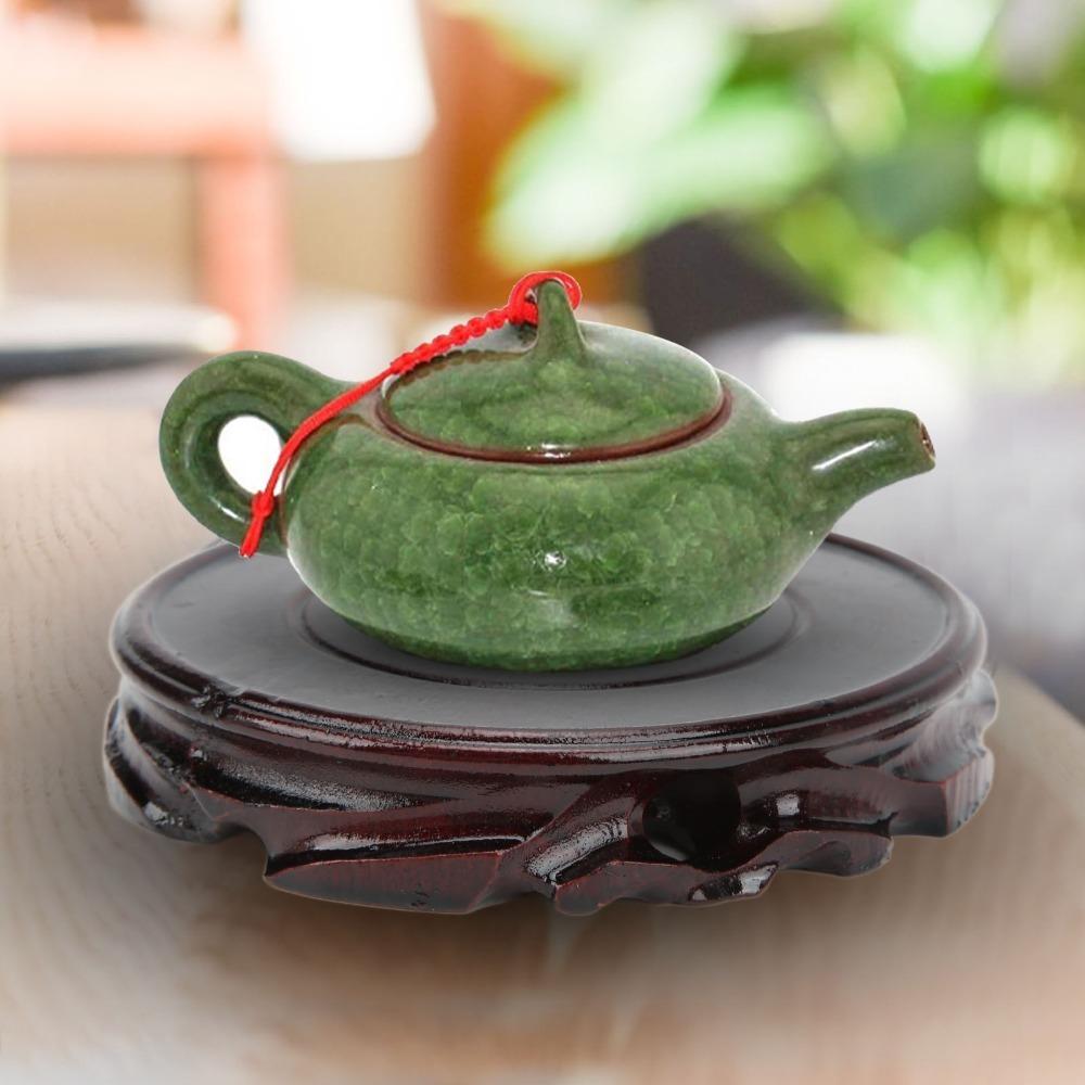 Round Round Wooden Base Height 2.5 Cm Wooden Pedestal Base Home Decoration Stand  Bonsai Display