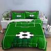 Soccer Field and Ball. Bedding Sets Duvet Cover Sets Duvet Covers Pillowcases(1*Duvet Cover 2*Pillowcases Without Duvet Insert)
