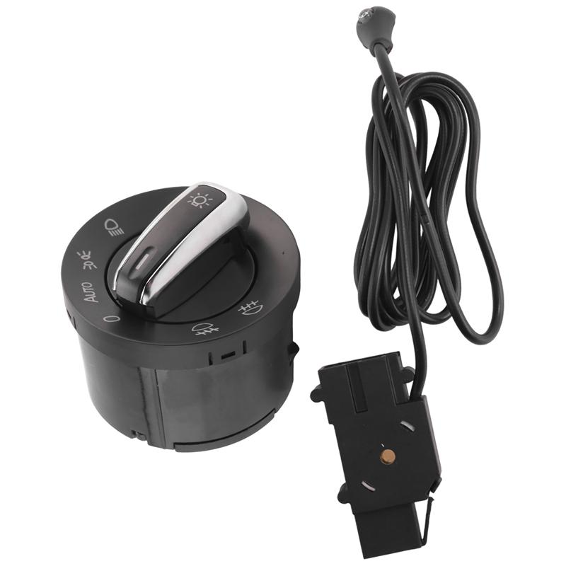 Auto Headlight Switch Replacement Accessories For VW Golf Plus Jetta MK5 MK6 Scirocco Amarok Caddy For Seat Alhambra 5ND941431B-