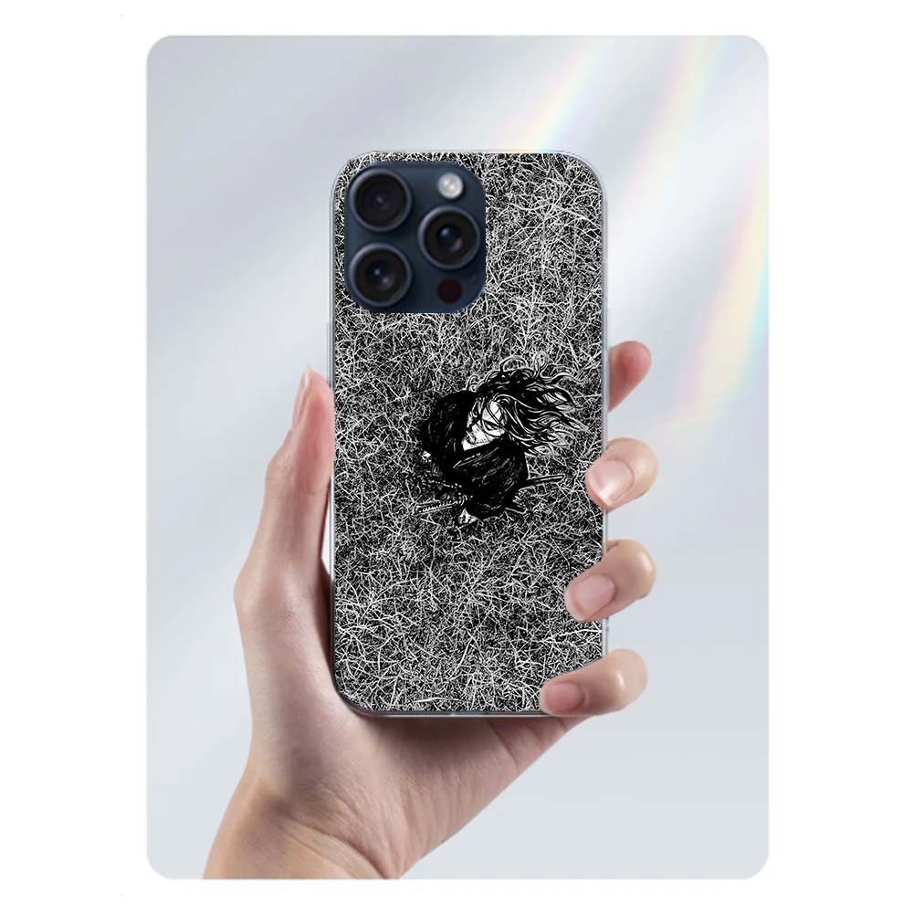 Manga Vagabond Clear Phone Case For Iphone 17 Air 16 Pro Max 15 Pro 14 Plus 17E 16E 11 13 12 Mini Cover Cases Fundas Cell TPU Ca