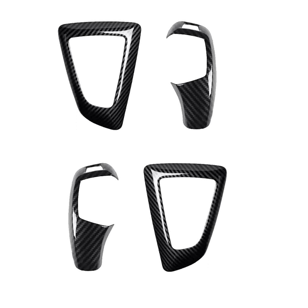 2IN1 ABS Schalthebel Panel Abdeckung Zierrahmen Carbonfaser-Textur Für BMW 1 2 3 4 Serie F20 F21 F22 F23 F30 F31 F32 F36 F34