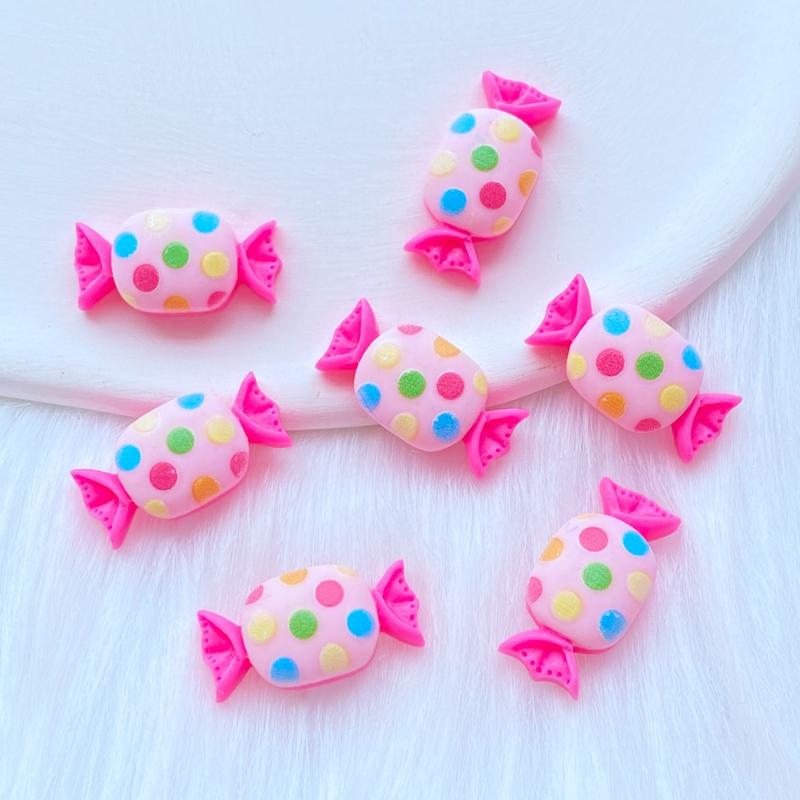 

20Pcs New Resin Mini Candy / Lollipop Series Flat back Cabochons Scrapbooking DIY Jewelry Craft Decoration Accessories