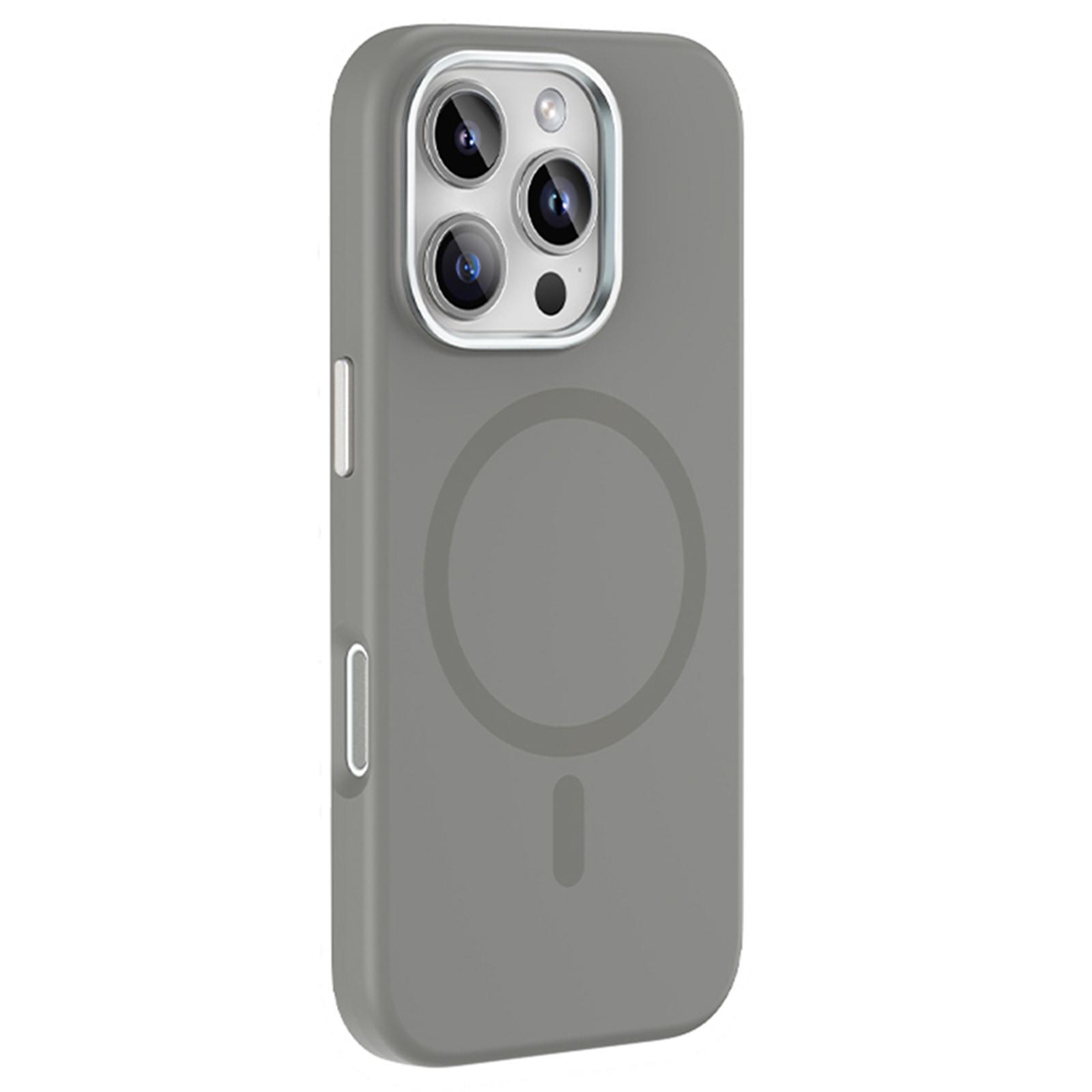 

MUTURAL For iPhone 16 Pro Magnetic Case Compatible with MagSafe Liquid Silicone Back Cover F