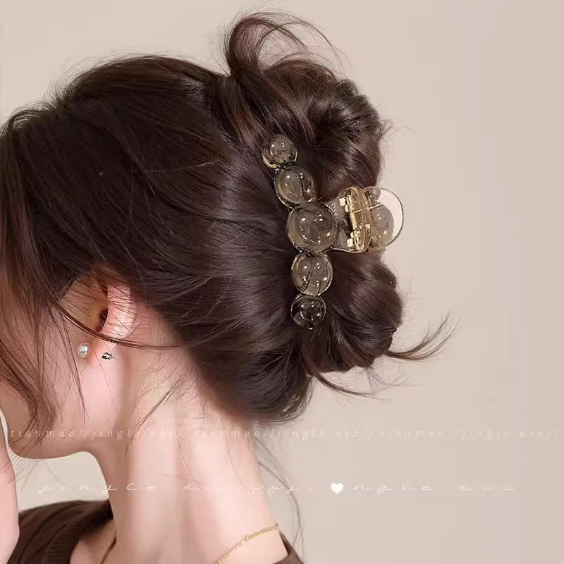 Elegant French Retro Small Shark Hair Clip for Thin Hair