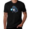 Blue Glow Cutezilla Tshirt Summer Holiday Casual Tee