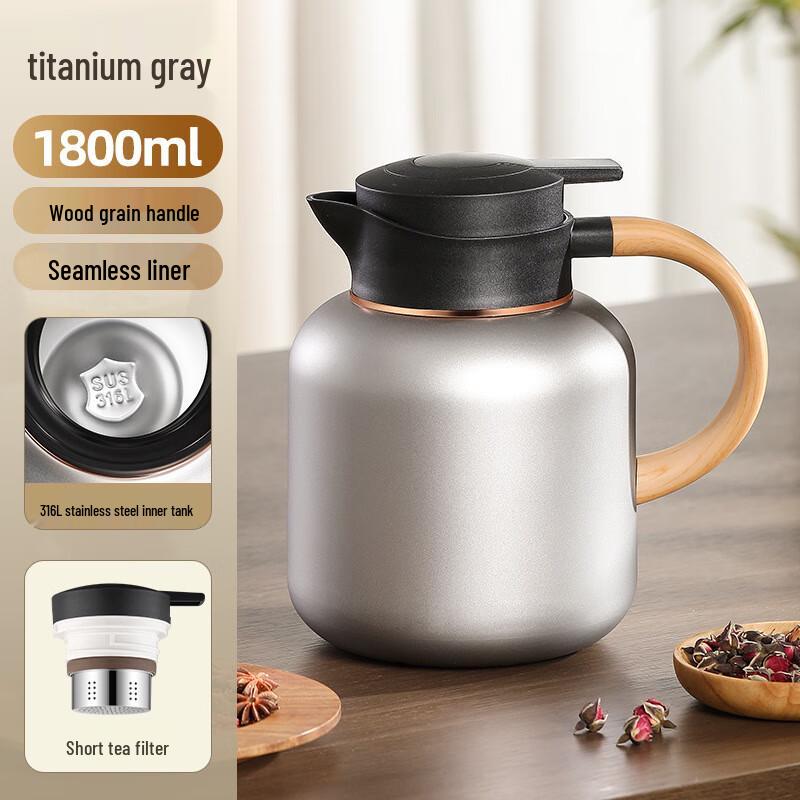 Changqi 316L Insulated Stewing Tea Pot with Smart Digital Display
