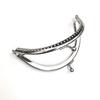 8.5/10.5/12.5/15cm Double Bead Metal Frame Coin Purse Kiss Clasp For Wallet Handle Clutch DIY Bag Frame Clasp Lock Clip