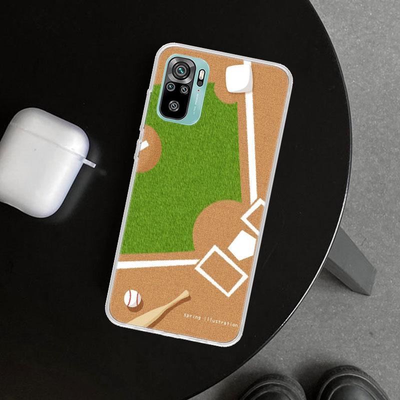 Baseball Sport Phone Case Cover for Xiaomi Redmi Note 15 14 13 12 11 Pro Plus 14S 12S 11S 11T 11E 10S 10 Customized Fundas Redmi
