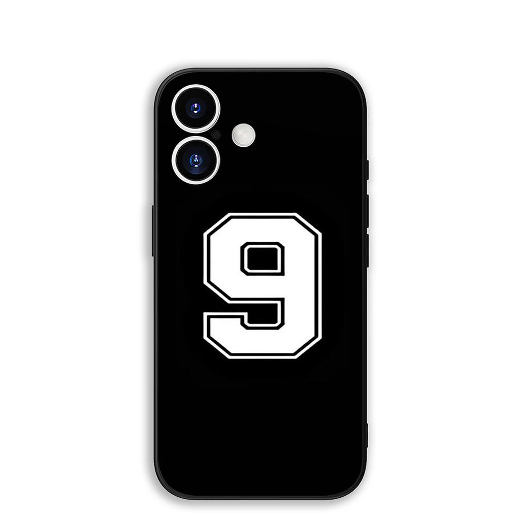 for Apple iPhone 17 16 Plus 13 12 Pro Max Mini X XR Xs ProMax 16E 17+ Air Case Number 30 23 24 10 9 5 Football Basketball Lucky