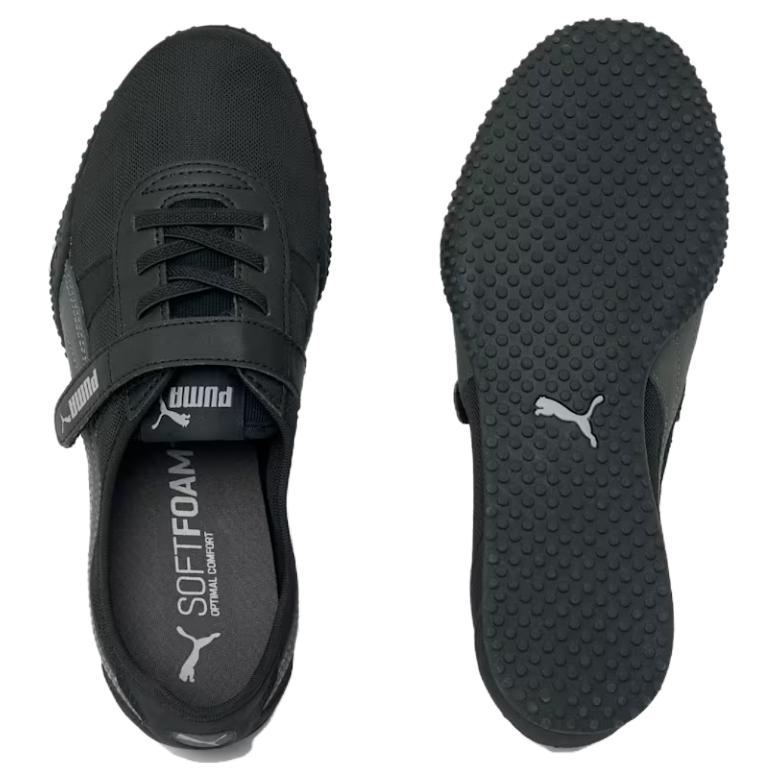 Puma Bella V Blush Wygodne Wszechstronne Amortyzujące Trwałe Niskie Codzienne Buty Damskie Sneakers Czarne 404566-01
