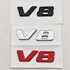Für Mercedes Benz AMG GL ML SL 500 220 C63 S500 V8 Zubehör ABS Chrom Schwarz V8 Logo Buchstaben Auto Kotflügel Emblem Abzeichen Aufkleber