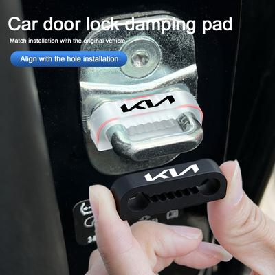 Car Door Shock Absorber Pad Door Lock Protection Gasket For K3 Sportage Carnival K5 Seltos Pegas KX1 EV5 Sonet EV6 K4 EV3