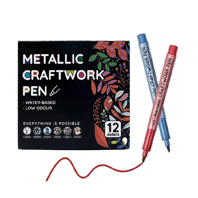 

Professional Classroom Art Markers Set Creative Acrylic Markers Smudges Proof Ink with Carry Case For Artists Educators