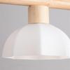 Modern Minimalist LED Wooden Striped Pendant Lamp