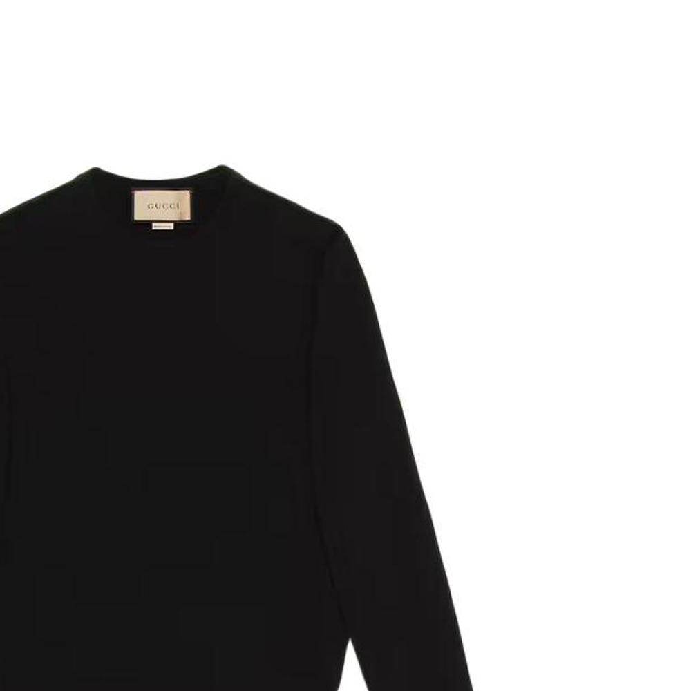 Gucci FW22 Cashmere Sweater Men's Black 694749-XKCD3-1152