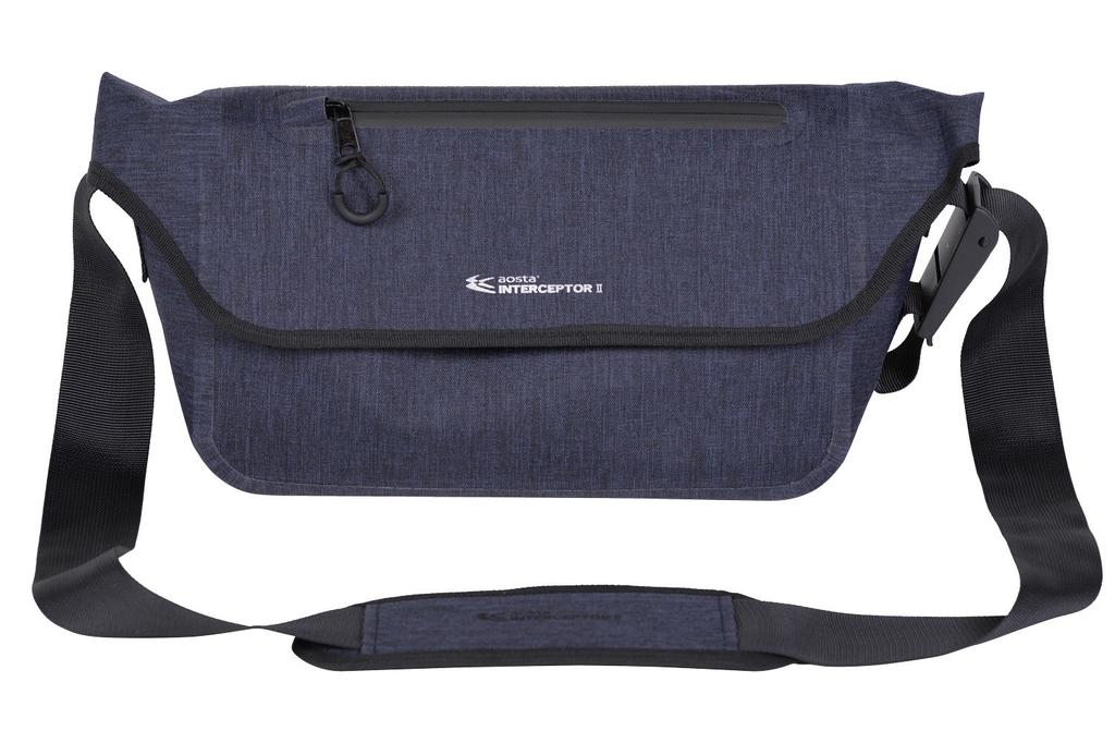 Aosta INTERCEPTOR II Messenger Shoulder Bag, Small, Navy, 4.0L, AOC-SEP2MES-NV