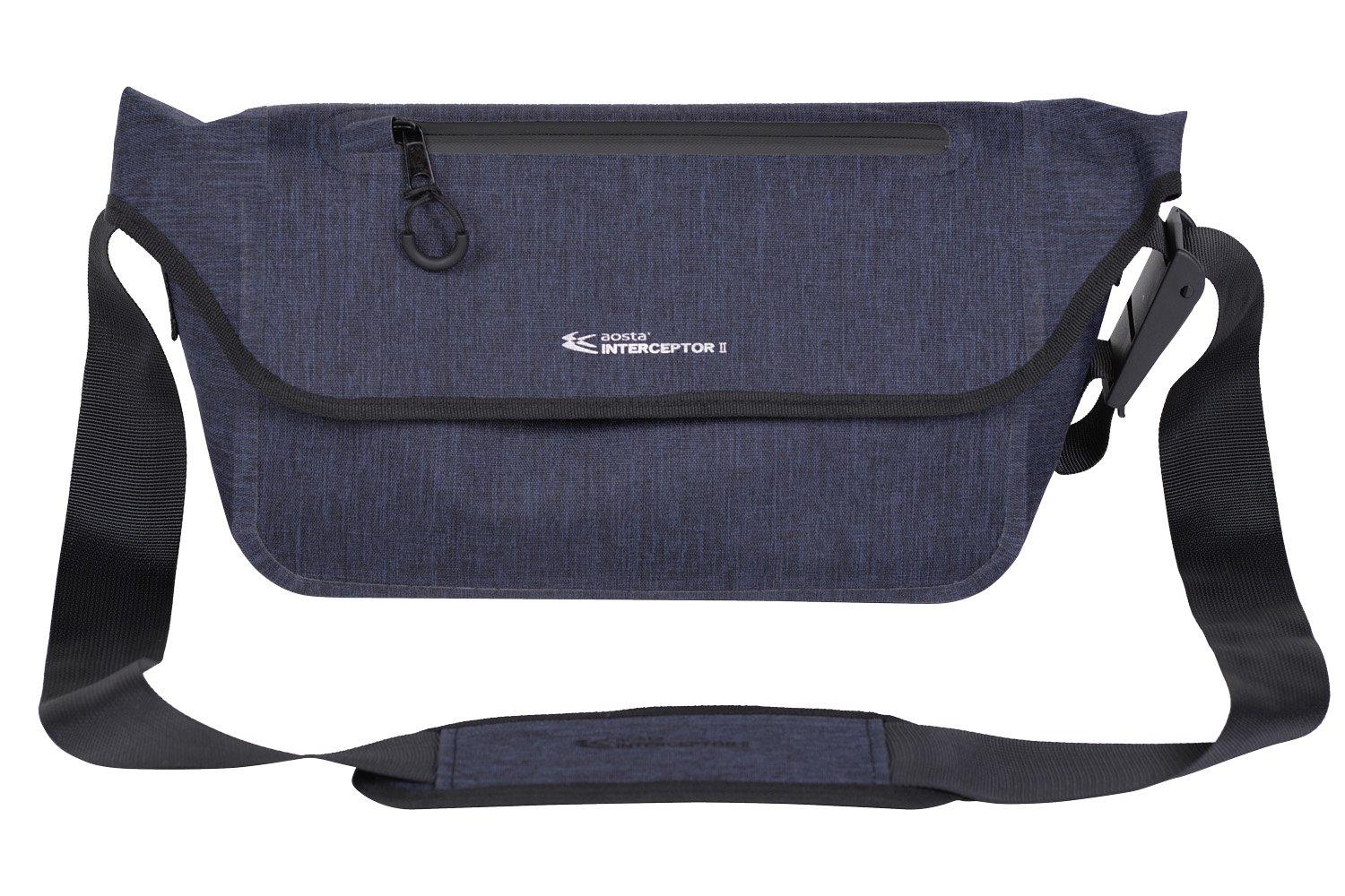 

aosta INTERCEPTOR II Messenger Shoulder Bag, Small, Navy, 4.0L, AOC-SEP2MES-NV