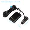 36W USB Car Charger Fast Charging One To Four Rear Seat Car Charge QC3.0 for IPhone Xiaomi 13 Samsung Huawei Car Phone Adapter