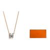 Hermes Mini Pop H Brand Logo Gold Plated Metal Necklace Women Necklace H147992F 05