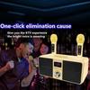 30W Wireless Bluetooth Dual Microphone Karaoke Portable 3D Stereo Speaker TV Family KTV Dedicated Configuration Set