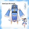 Mini World Cosplay Costume For Anime Role Playing With Polyester Fabric For Game Events