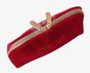 Dior Christian Dior Dior Red Pouch Velvet Cosmetic Pouch Novelty Pouch Logo [Used]
