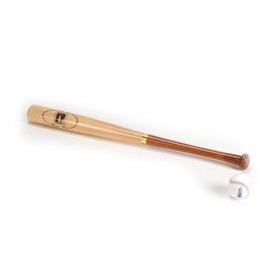 LUCIO LONDERO 770 Baseballschläger hell-dunkle Buche + Ball