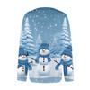 Women's Fashion Printed Long Sleeve Knitted Cardigan Button Down Jacket