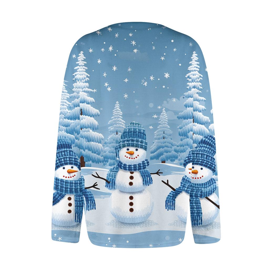 Women's Fashion Printed Long Sleeve Knitted Cardigan Button Down Jacket