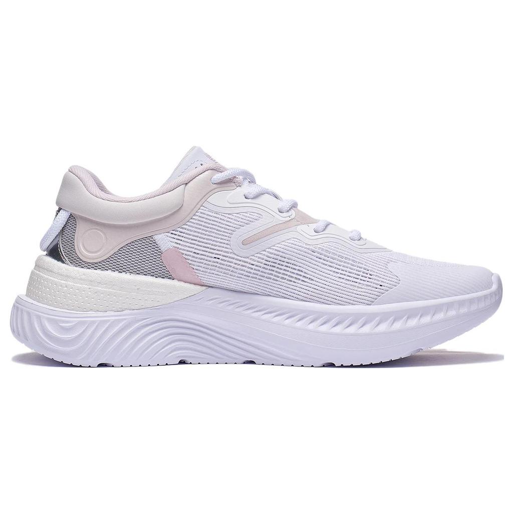 New LiNing Spark Lite Anti Slip Wear Resistant Low Top Sports Casual Shoes Women's White Gray Pink AGLT102-3