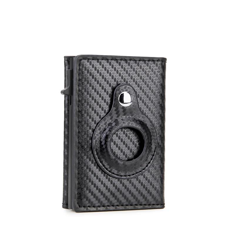 Rfid Credit Card Holder Men Wallets for Airtag Slim Thin Bank Cardholder Case Travel Minimalist Wallet for Apple Air Tag Tracker