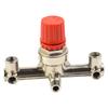 Double Outlet Tube Air Compressor Switch-Pressure Regulator Valve Fitting-Part