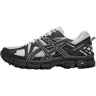 Gel Kahana 8 Dämpfung Abriebfest Atmungsaktiv Rückfederung Laufschuhe Damen Schwarz Grau Sneaker 1012A978-032