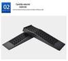 Portable Anti-Slip Rubber Ramp for Vehicle Lift & Oil Changes