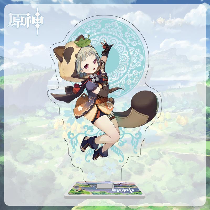 16cm Height Acrylic Large Stand-up Display Featuring Characters From Mondstadt and Liyue In Genshin