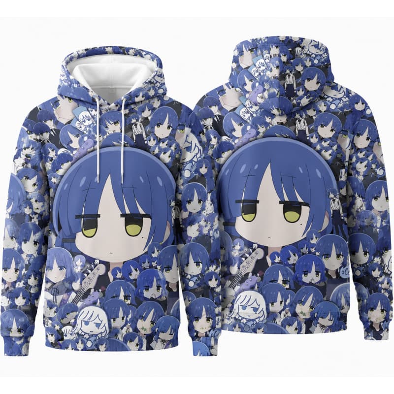 Men's hooded sweatshirt, featuring trendy prints, suitable for daily wear in spring and autumn.